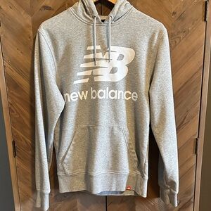 New Balance Light Gray Men's Hoodie